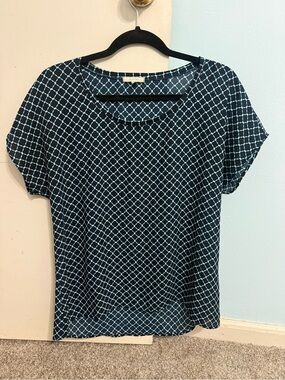 Pleione Patterned Blouse